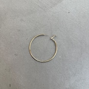 big hoop pierce/gold