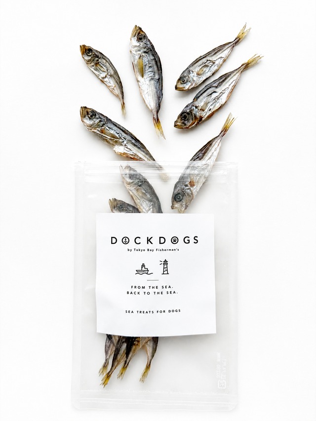 【DOCKDOGS】東京湾産豆あじ干し 15g 犬用