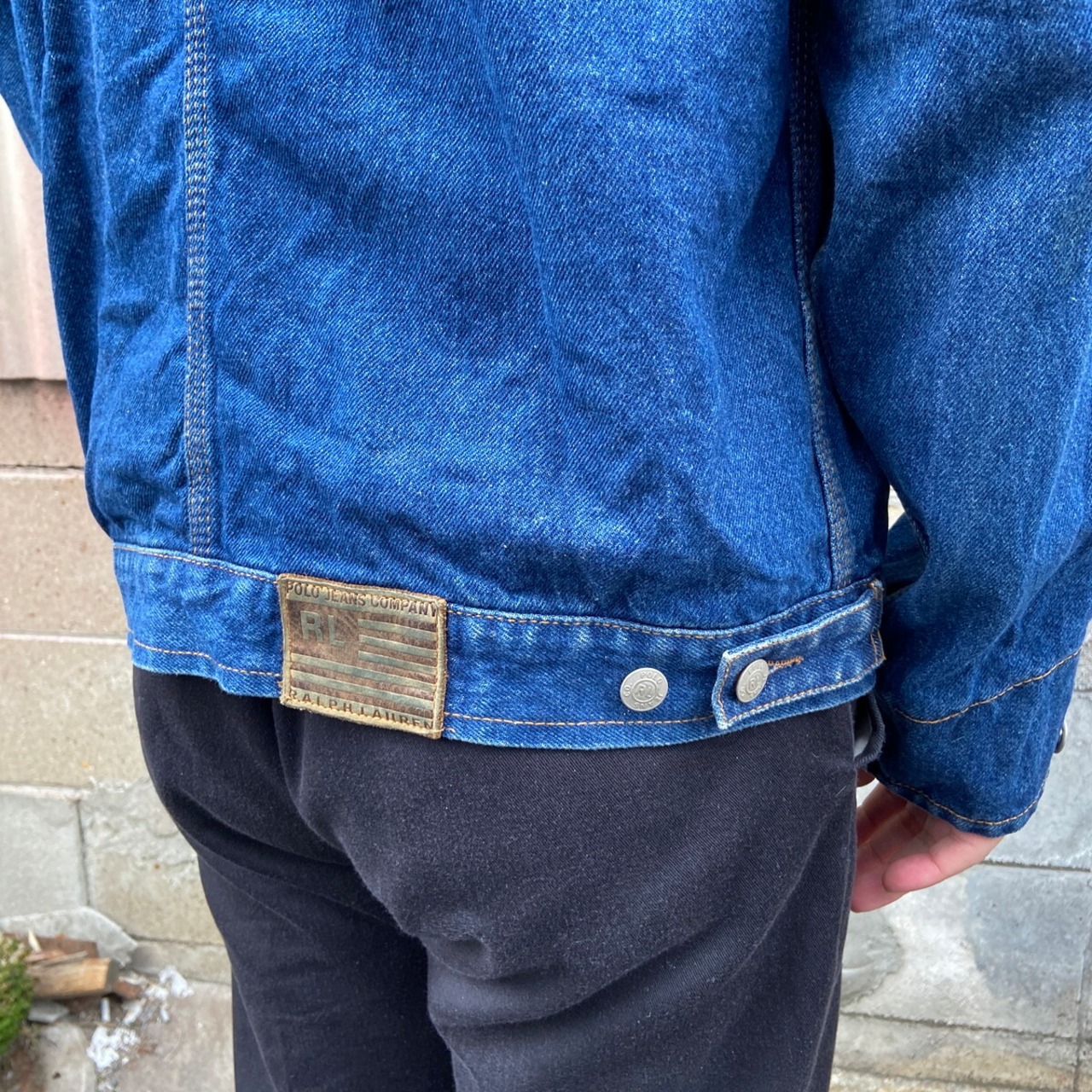 POLO JEANS COMPANY ポロジーンズ コーデュロイ襟 デニムジャケット 
