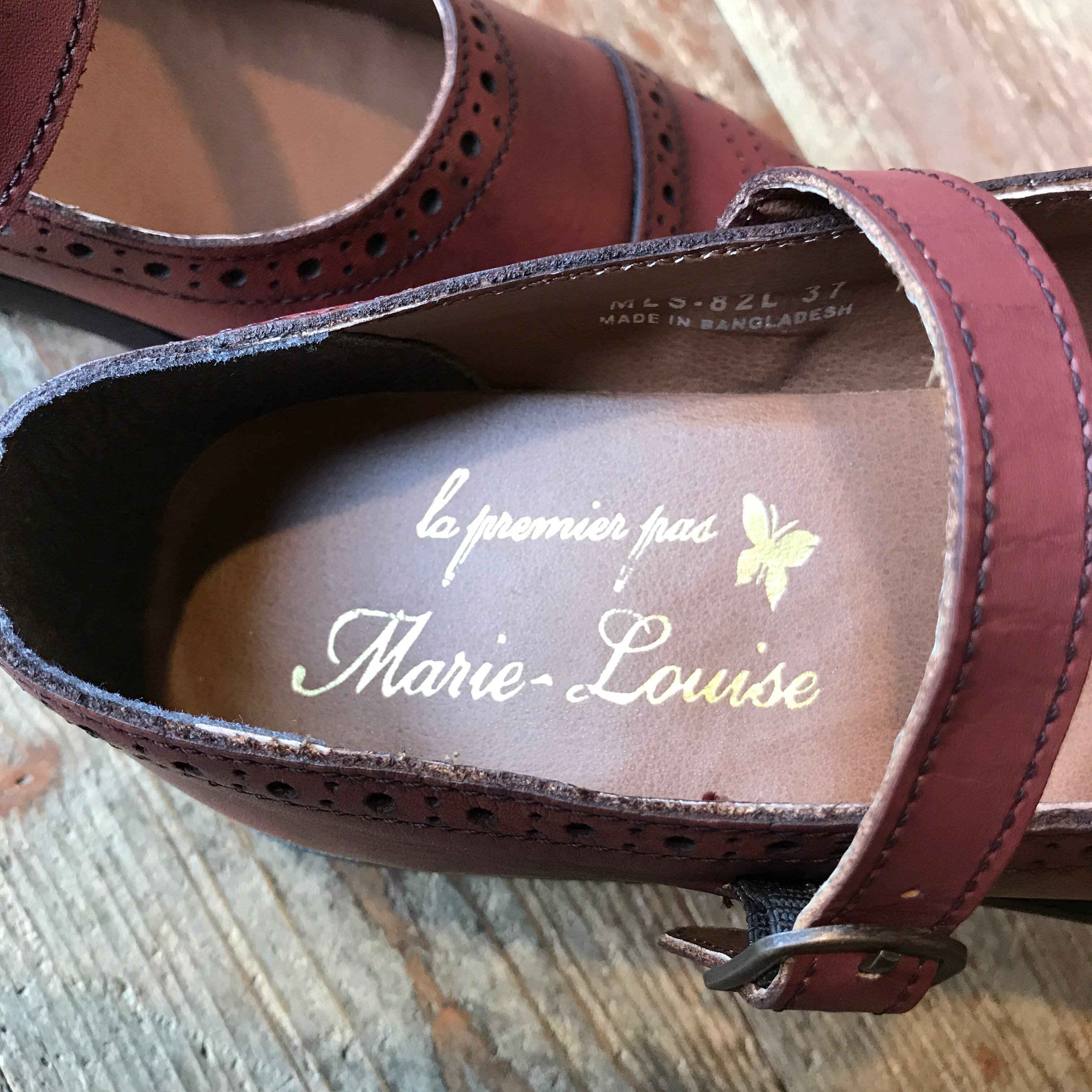 【新品30%OFF】Marie-Louise メダリオンストラップシューズ