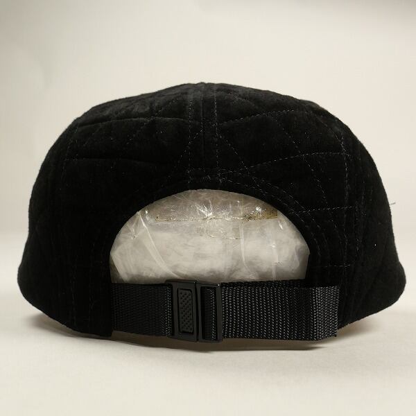 Supreme Suede Camp Cap 黒 Supreme Suede Camp Cap Black - SS17 - JP