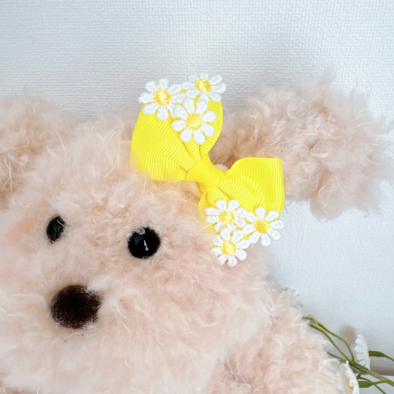 マーガレットリボンヘアバンド（後ろ支え付き）