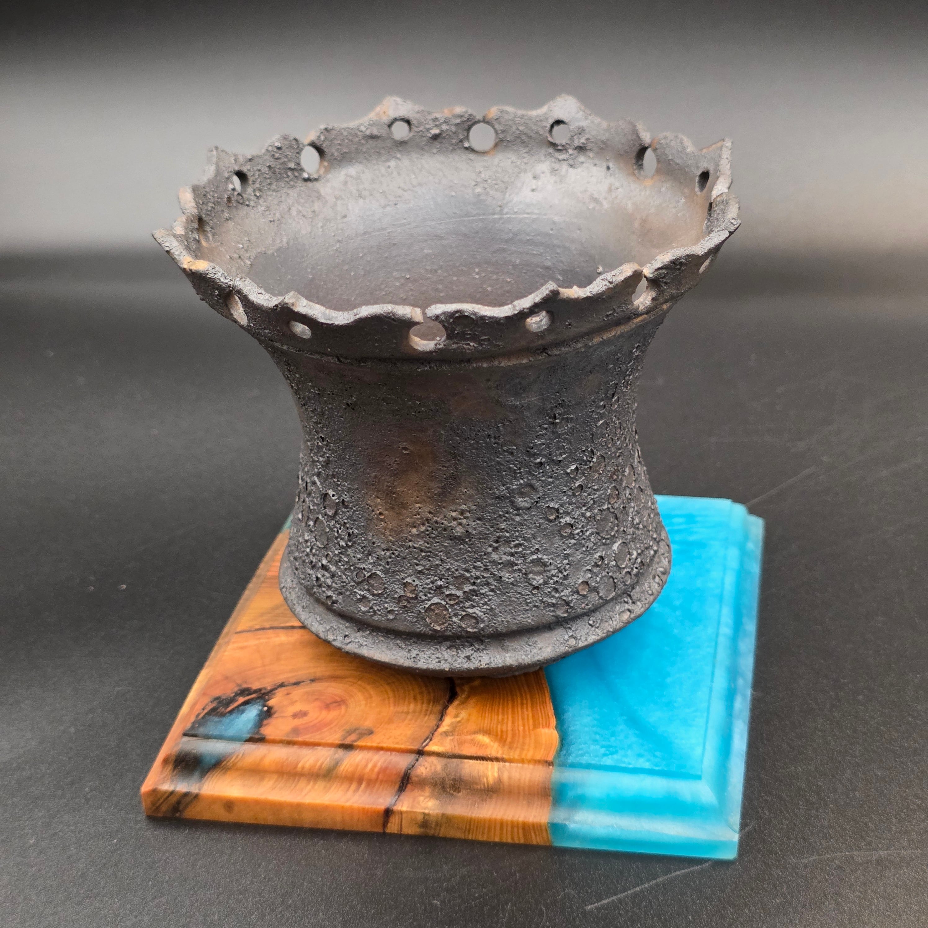 BOTANICA ウッドレジン 鉢台 / リバートレイ (一点物) | BRIDGE GARDEN