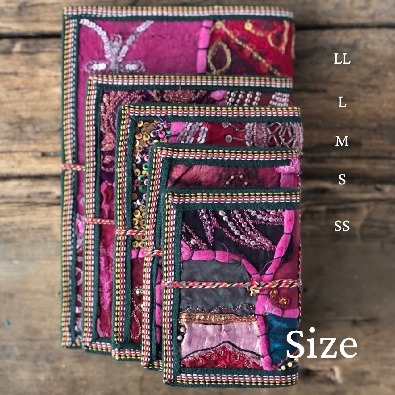 リサイクルサリーノート S (10×15cm) イエロー・オレンジ系