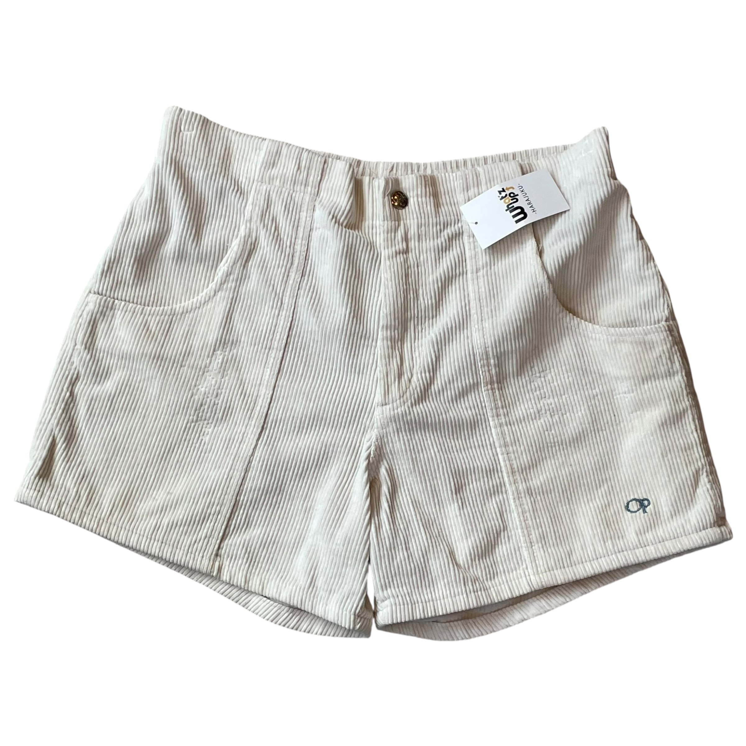 ④90s Ocean Pacific corduroy shorts "White"