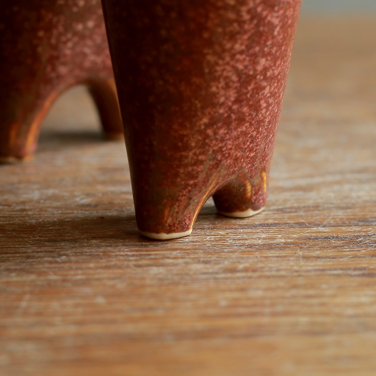 凛々しい表情の、茶色く滑らかな馬