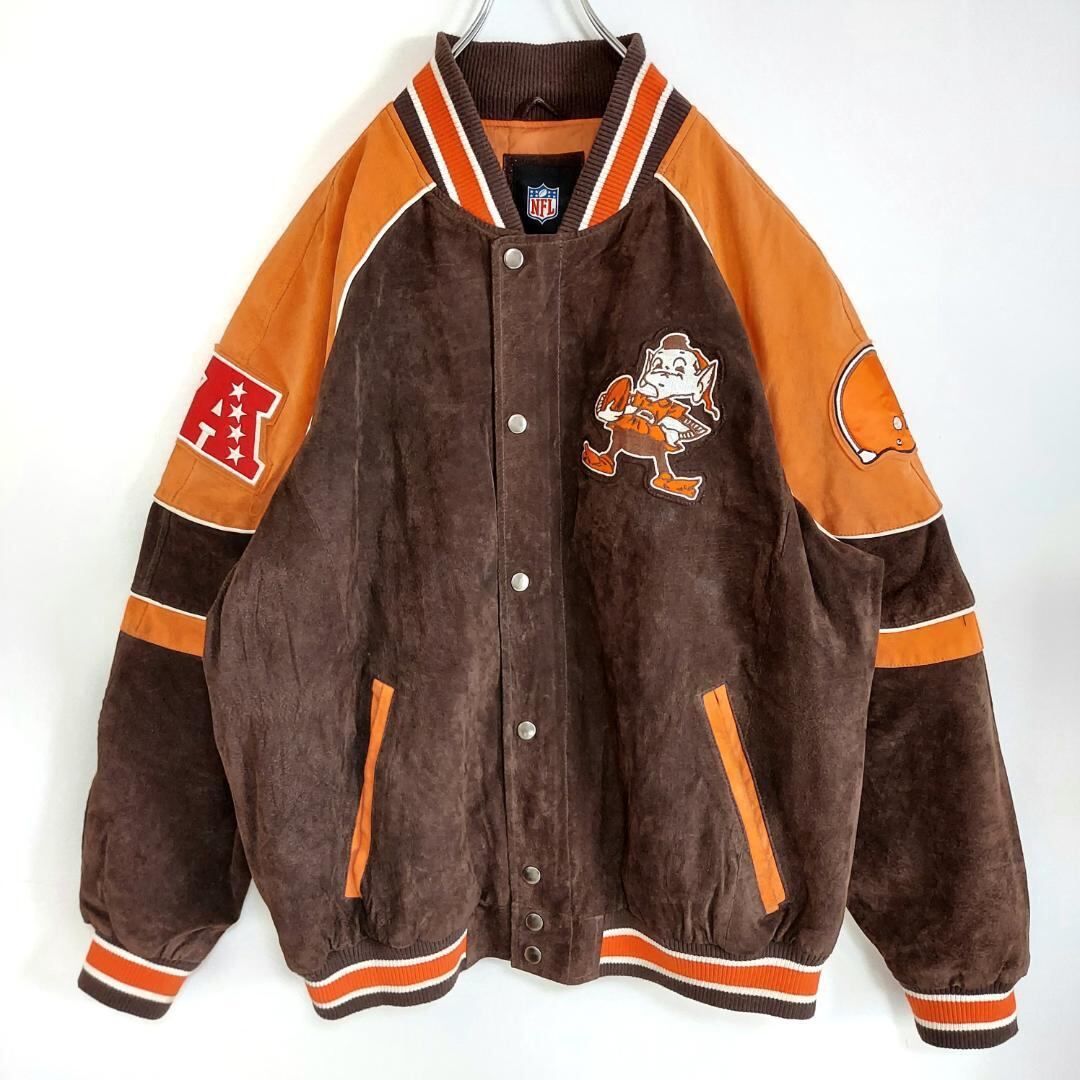 NFL browns スタジャン