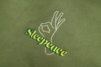 Sleepeace logo sweat olive