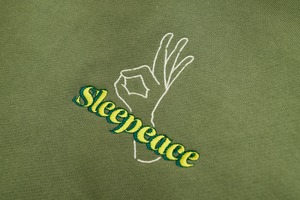 Sleepeace logo sweat olive