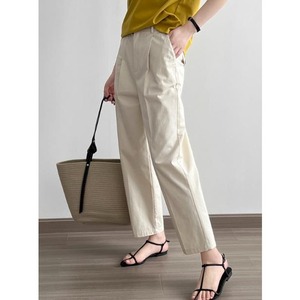 tuck straight cropped pants N30014