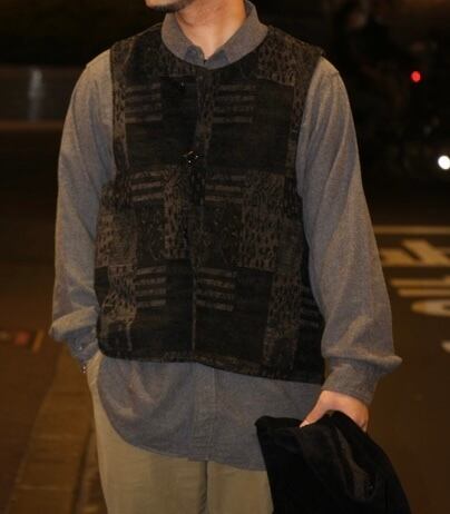 Engineered Garments Over Vest HB Twill M | brandselect