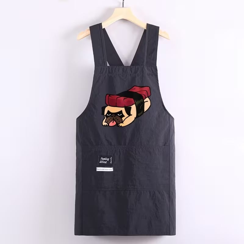 DEAN&DELUCA】ハワイ限定 エプロン 首紐調整タイプ 黒 ブラック