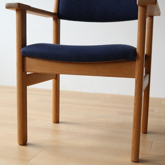 Hans J.Wegner ハンス・J・ウェグナー アームチェア 青 | RENOKA