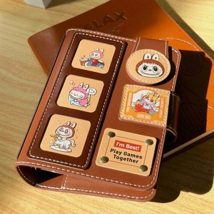 ラブブ シール手帳 A7 6穴 カバー 透明ページ付き