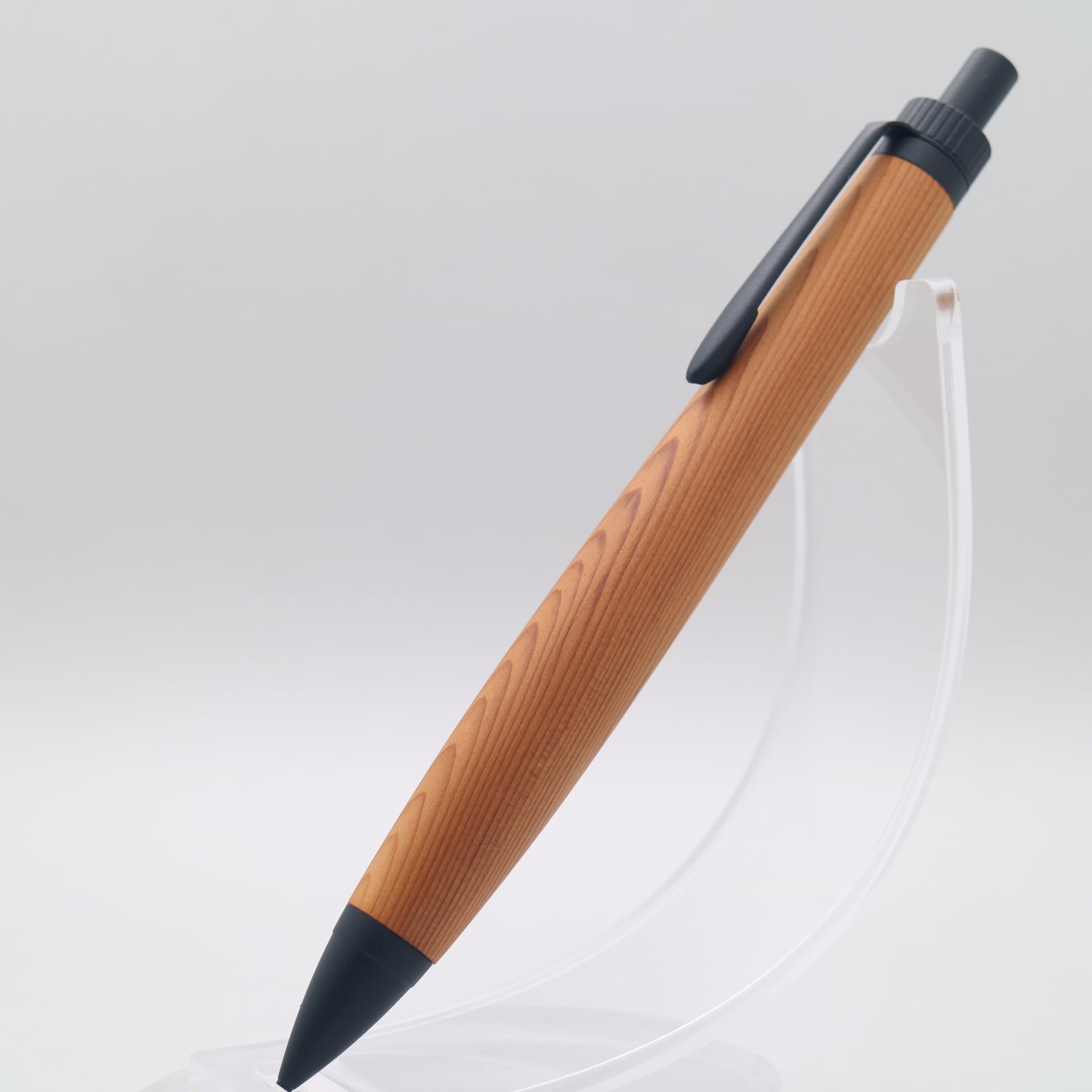 木軸ペン　花梨瘤　bunbougu37 花梨瘤杢 / 2つの内部機構を持つ新感覚の木軸ペン SINPEN