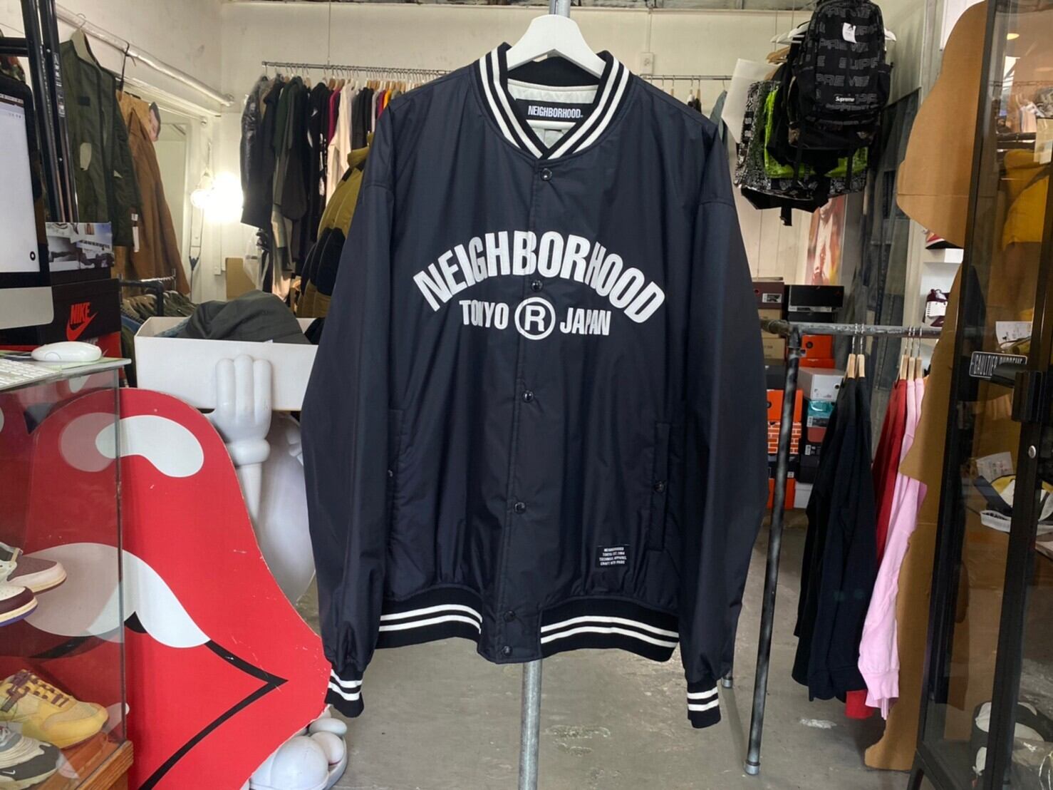 NEIGHBORHOOD BASEBALL JACKET NY BLACK XL 51746 | BRAND BUYERS OSAKA