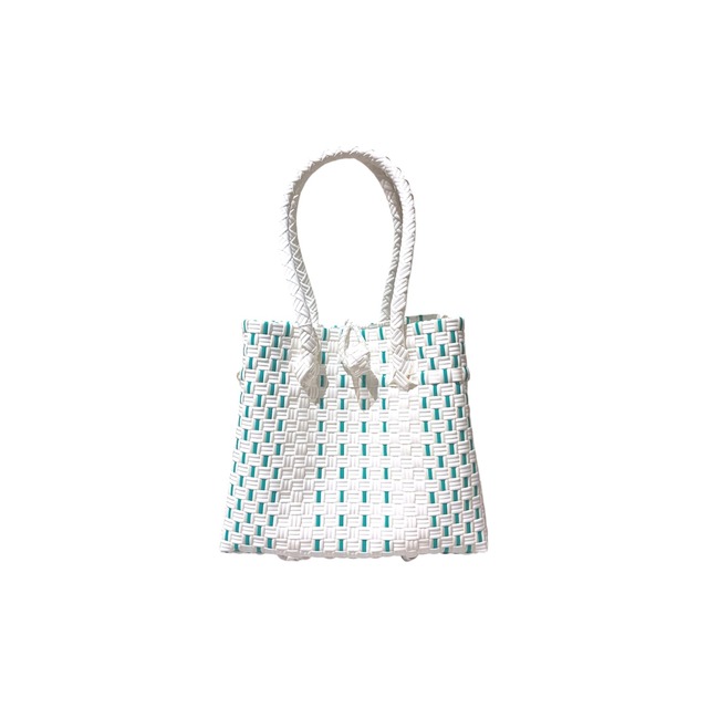 HAND BAG - WHITE MINT / SHORT HANDLE / S