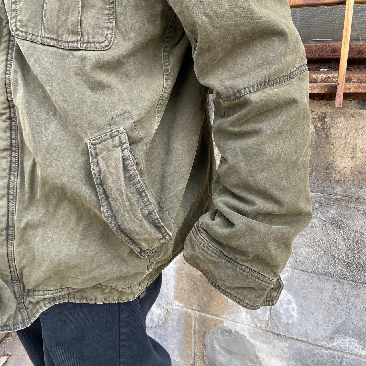 希少 リーバイス ダックジャケット モスグリーン ビンテージ M 中古