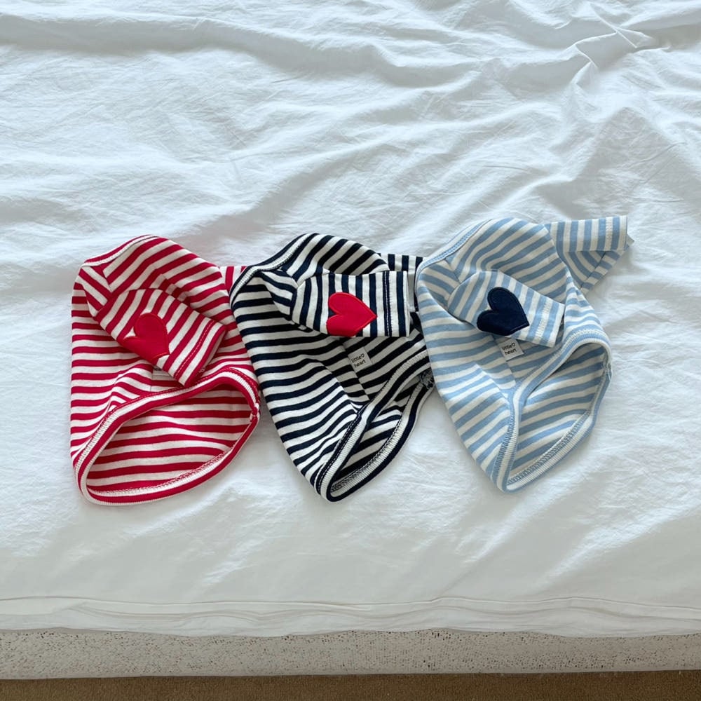 予約/【 Little Heart 】Heart Saint Striped T-Shirt