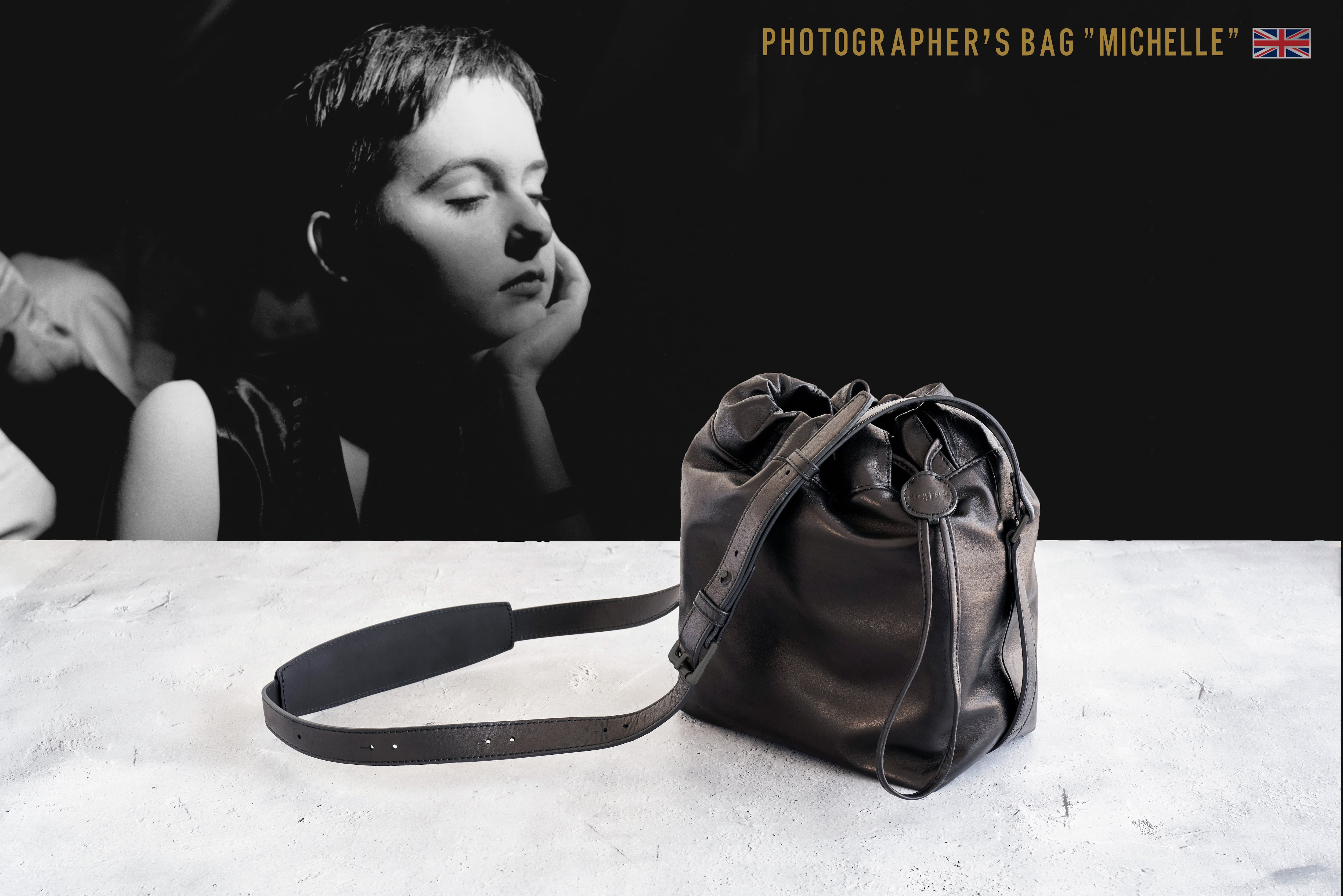 フォトグラファーズバッグ「MICHELLE」フルホースハイドレザー