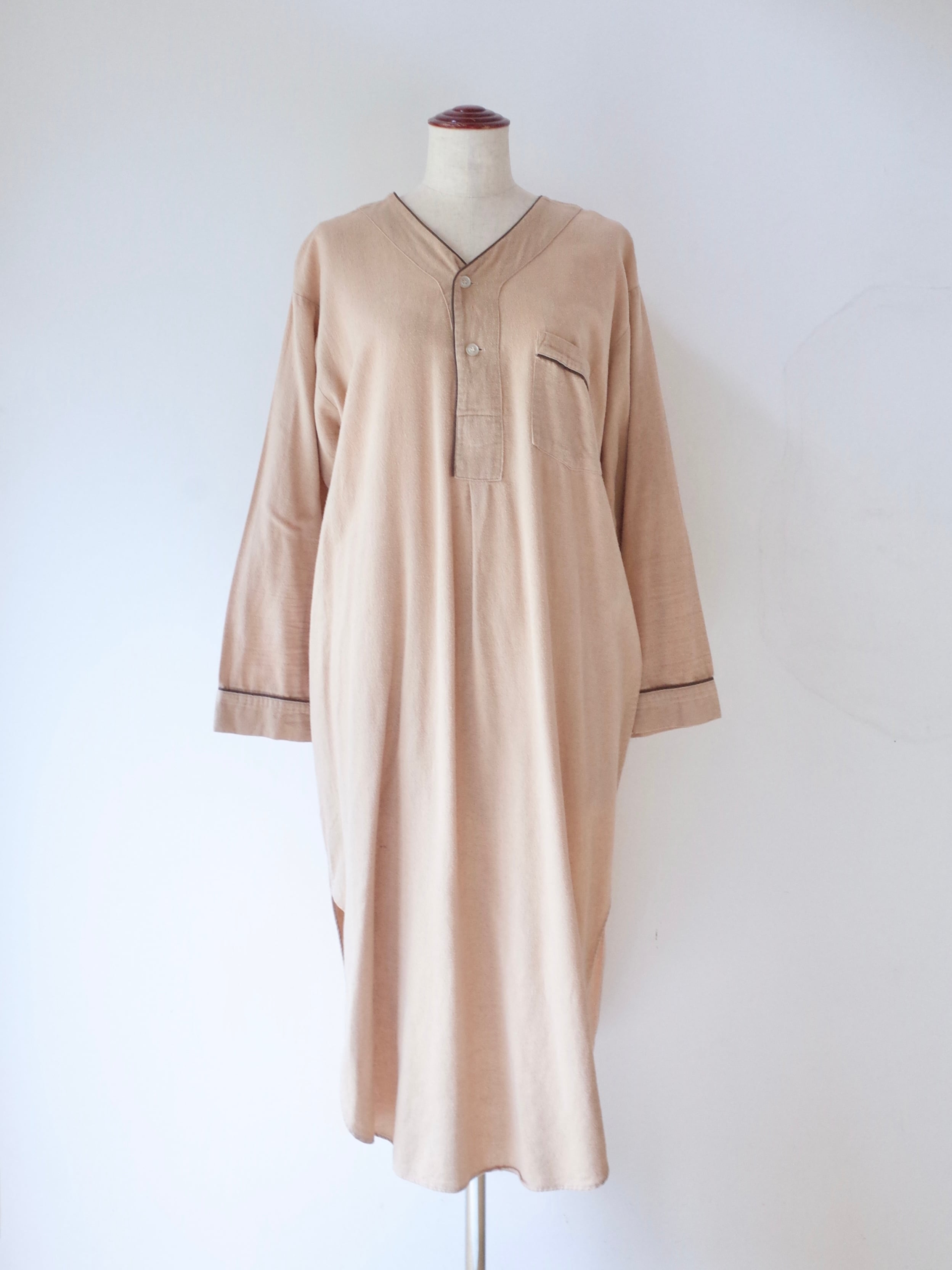 Cotton night shirt dress