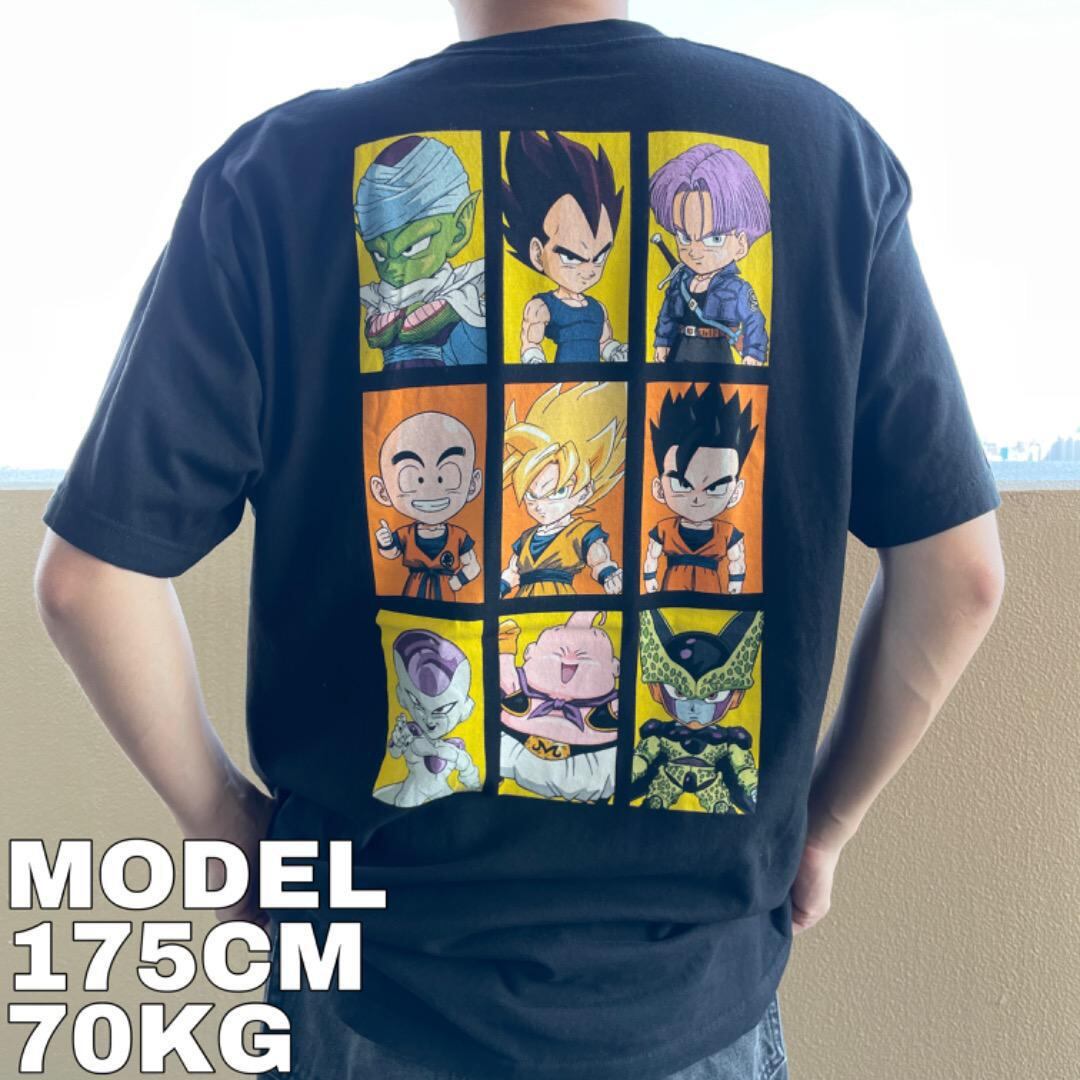 00s【ドラゴンボールZ】USA製 アニメtシャツ L たけりゃ 両面プリント 