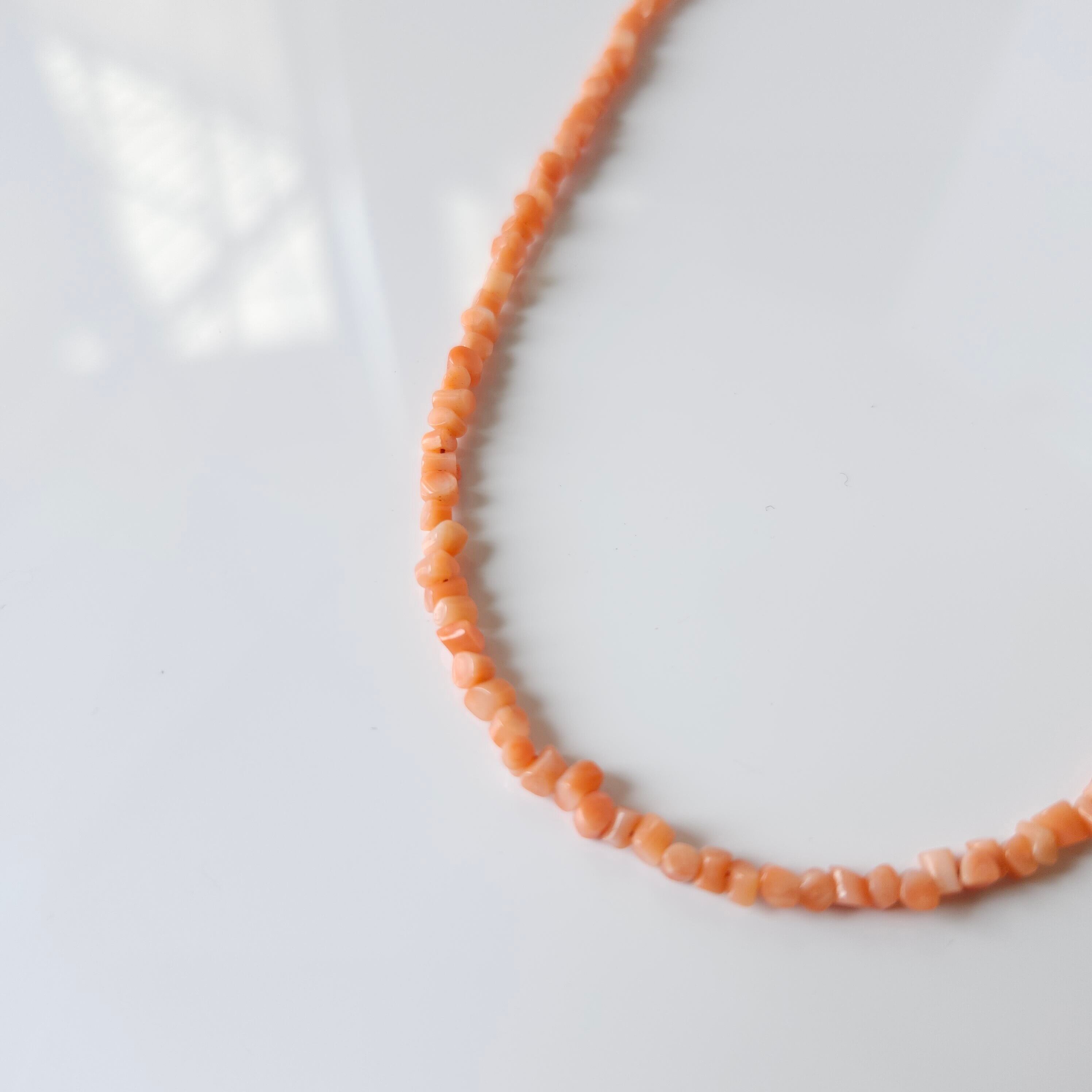 本珊瑚ネックレス 本珊瑚（サンゴ）ネックレス【商品番号216】 – 海のアクセサリーMIYABI