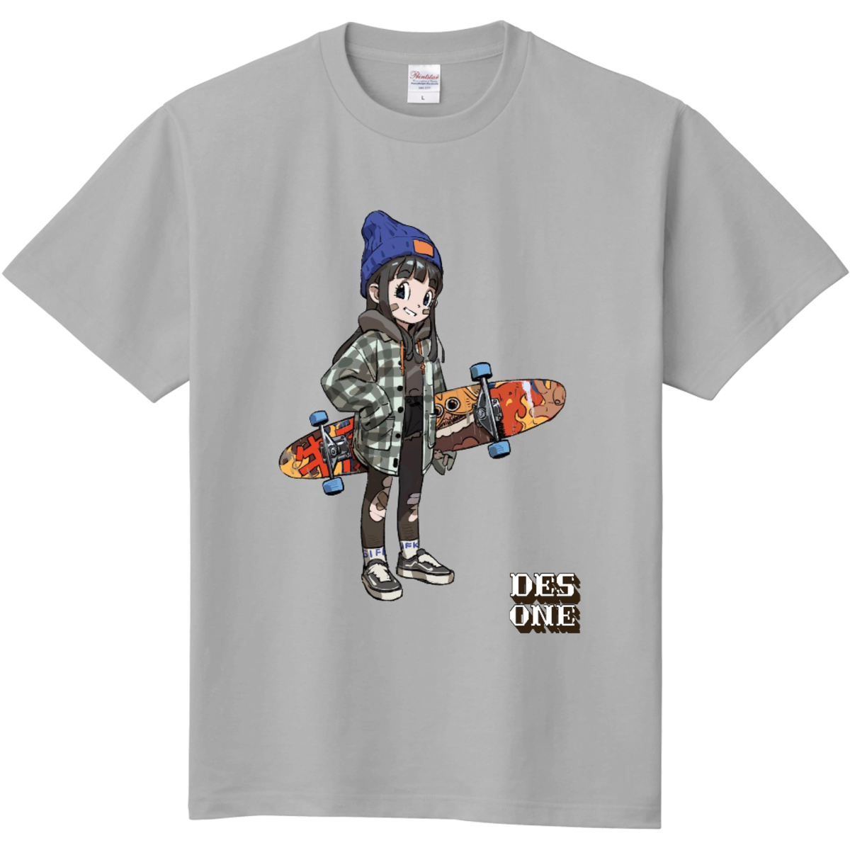 もしも鳥山明がロングスケート女子を描いたらT少量再入荷 | DESONE