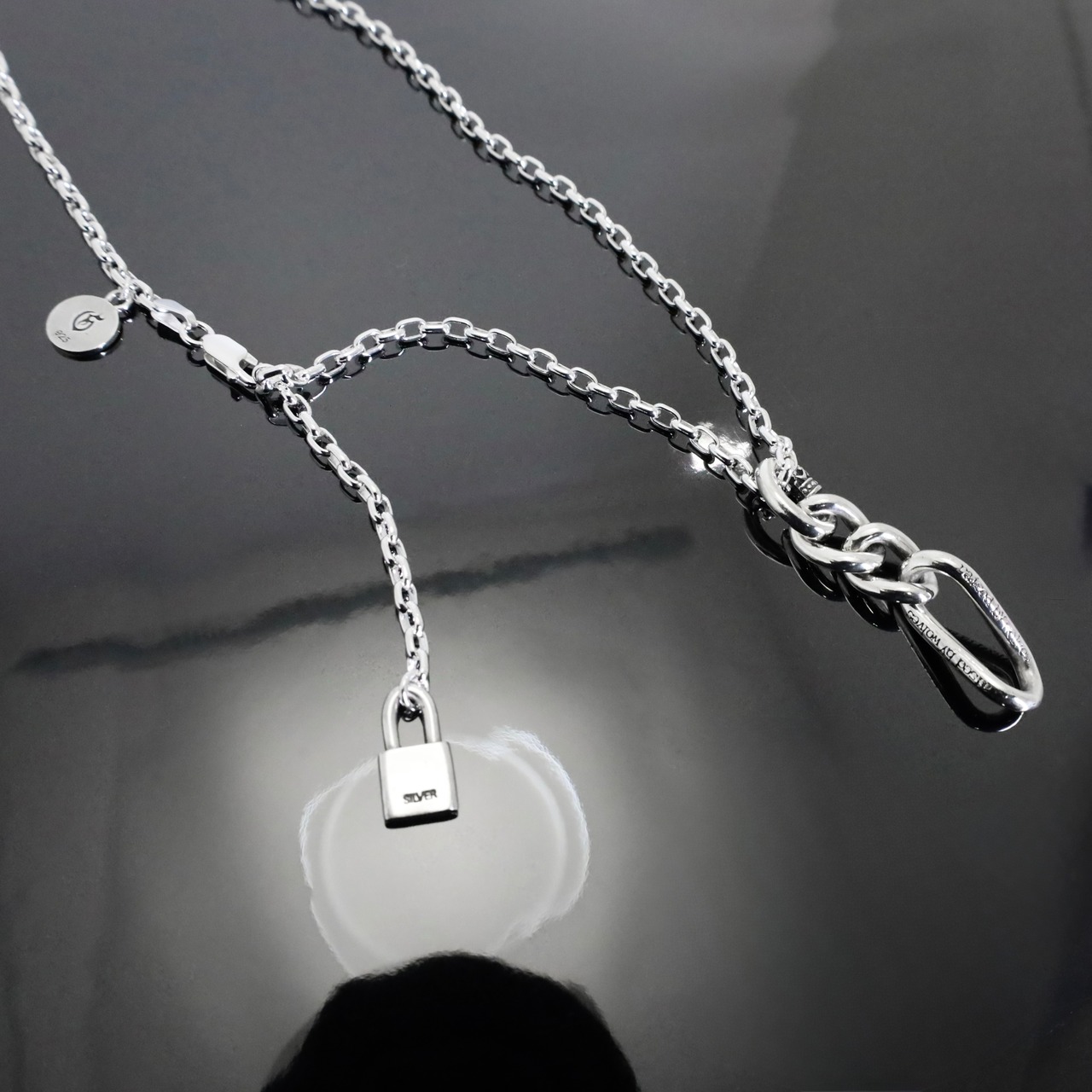 GODSIZE® FIGARO TRINITY #1 I.D. TAG NECKLACE / ゴッドサイズ® フィガロトリニティ #1 I.D.タグ ネックレス
