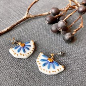 花かご　ピアス/イヤリング