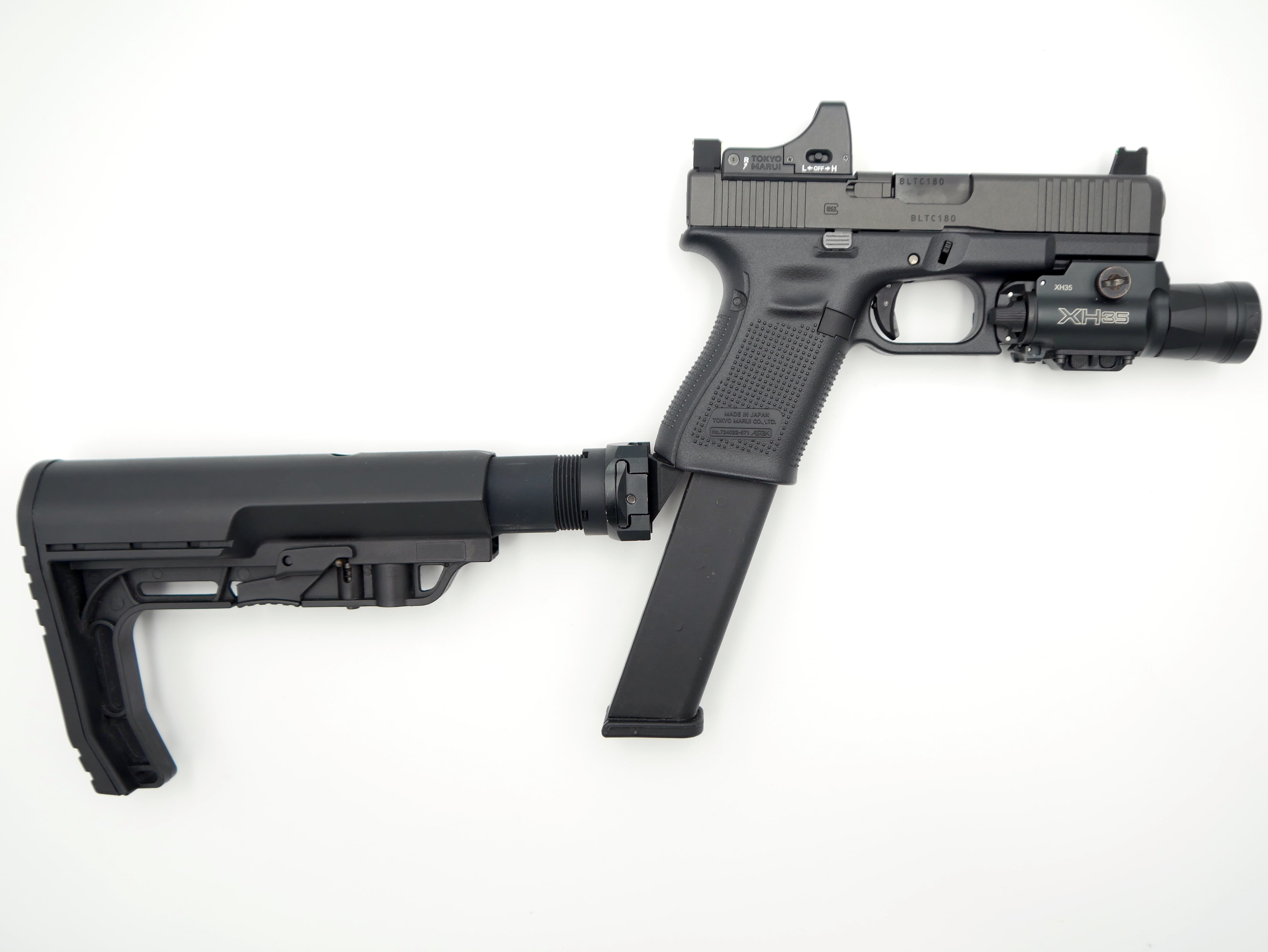 東京マルイ G17/G19 Gen5 MOS対応 20mmストックアダプター | F&F GunParts