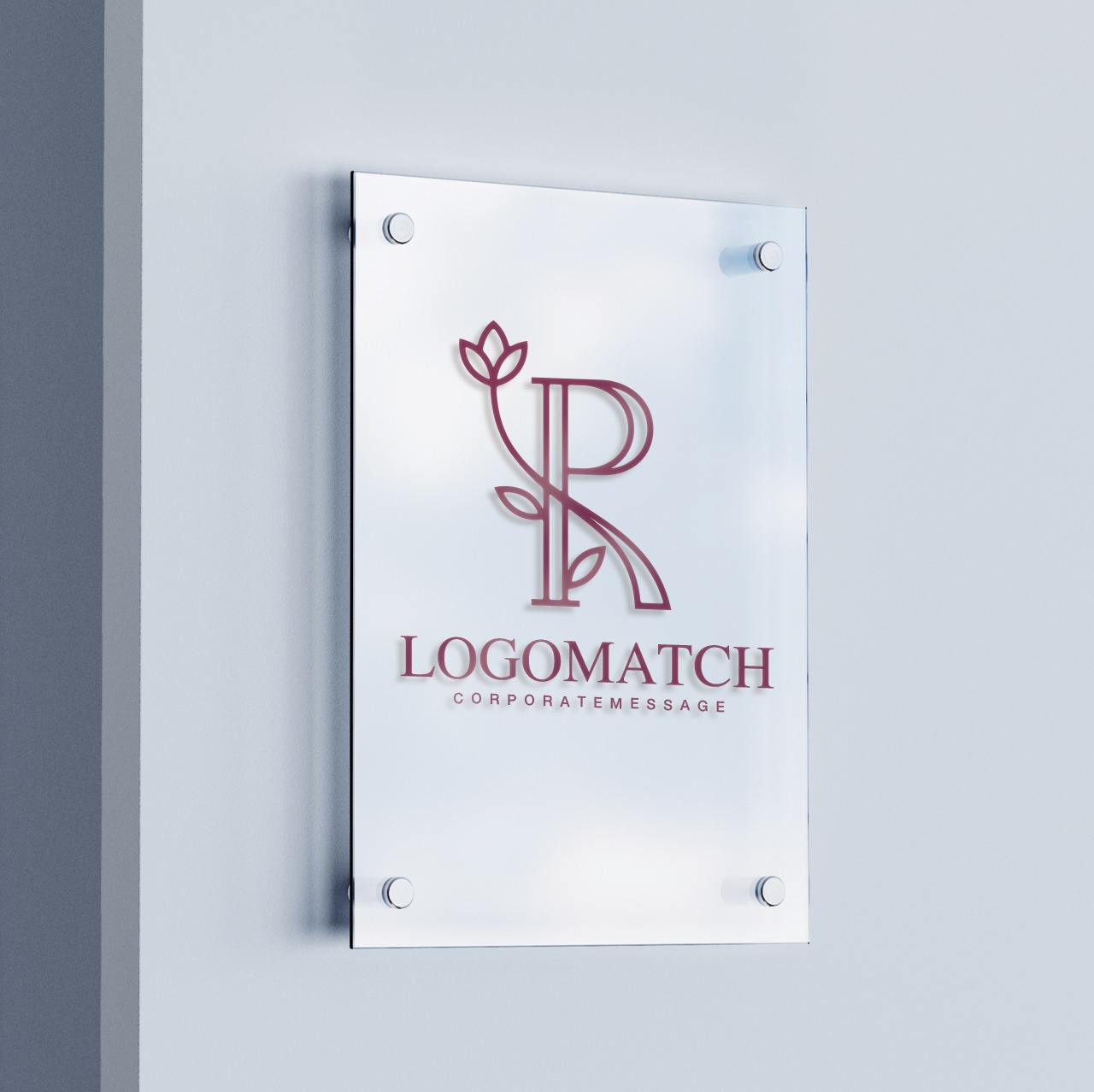 優雅な一輪の花Rのロゴ