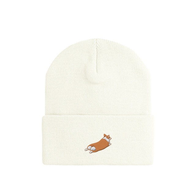 WC ROGO Knit Beanie -White-　[H0022]