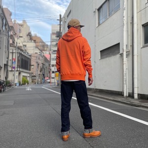 ( ORANGE ) FREEDOM SLEEVE HOODIE