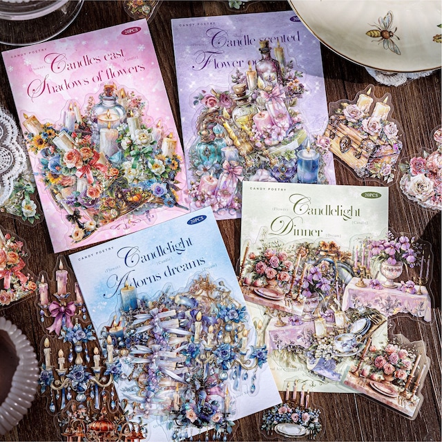 【シール】Flower Candle Dream