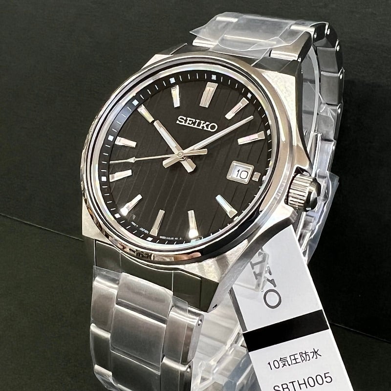 SEIKO セイコーセレクション Sシリーズ SBTH005 黒文字盤 10気圧防水