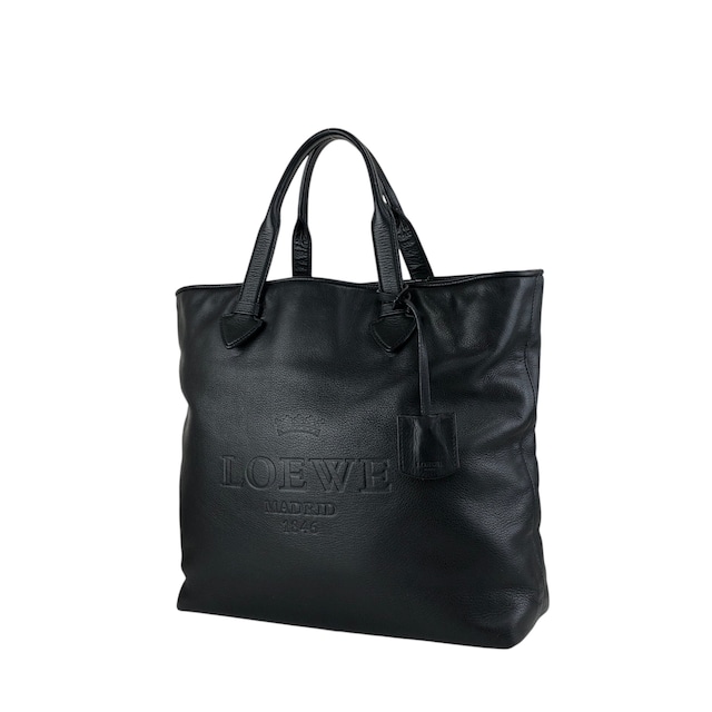 LOEWE ロエベ ハンドバッグ ブラック レザー 2way vintage ヴィンテージ オールド m3sbja