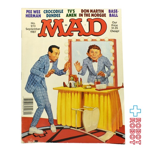 MAD MAGAZINE マッドマガジン no.273 ピーウィー・ハーマン September 1987