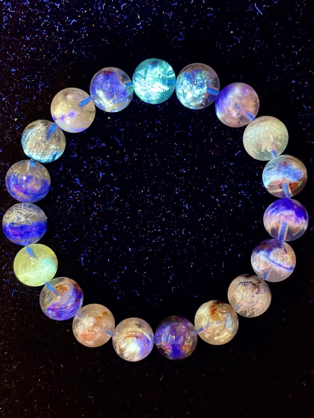 4) 時空の超越・永遠なる火の鳥「フェニックスinクオーツ」ブレスレットB