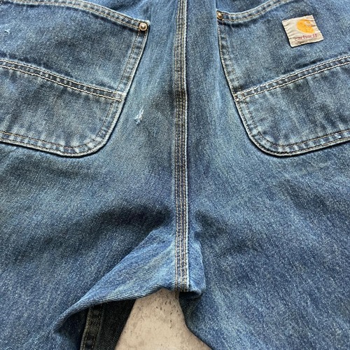 メキシコ製 デニム ダブルニー Carhartt 36×32 詳細写真18