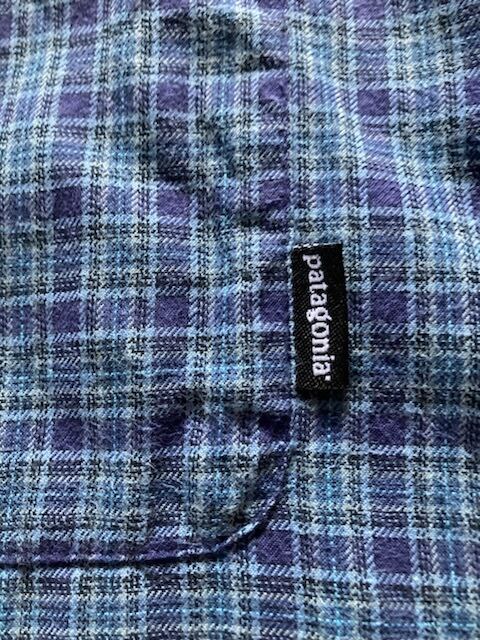 ポルトガル製 patagonia チェックシャツ XL ネイビー系 パタゴニア ブルー×ネイビーM：patagonia パタゴニア チェック 長袖シャツ | Pay ID