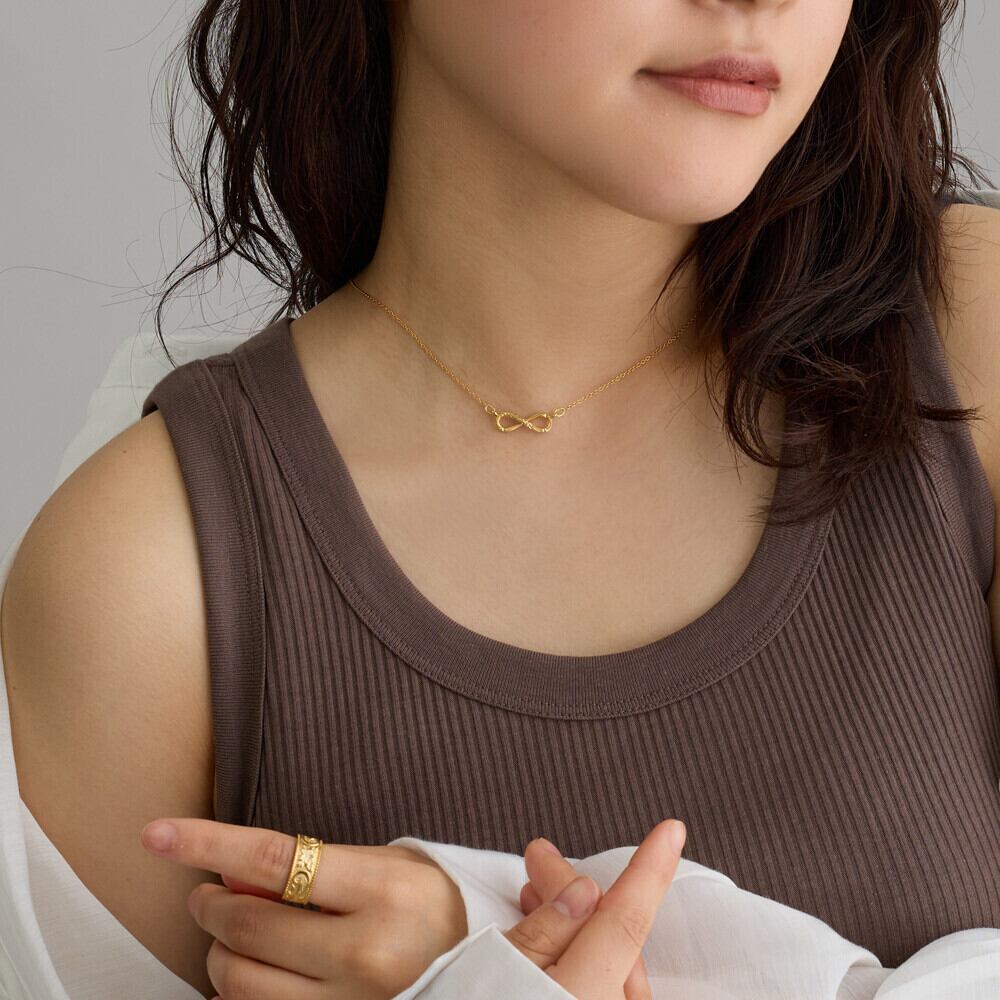 ハワイアンジュエリー ネックレス インフィニティ レディース 金属アレルギー対応 日本製