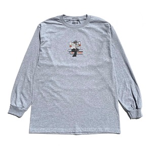 Reverse Original x SKOLA “BUILDING” L/S Tee - Gray