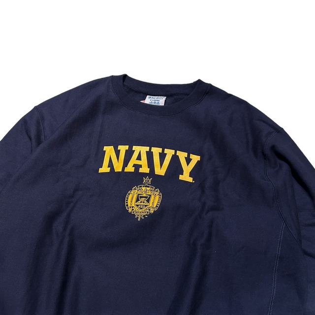 US企画 Champion "USNA ISSUE" Reverse Weave Crew Neck Sweatshirt - Ash Grey  Navy M L XL（チャンピオン リバースウィーブ スウェット クルーネック USA限定） | WhiteHeadEagle