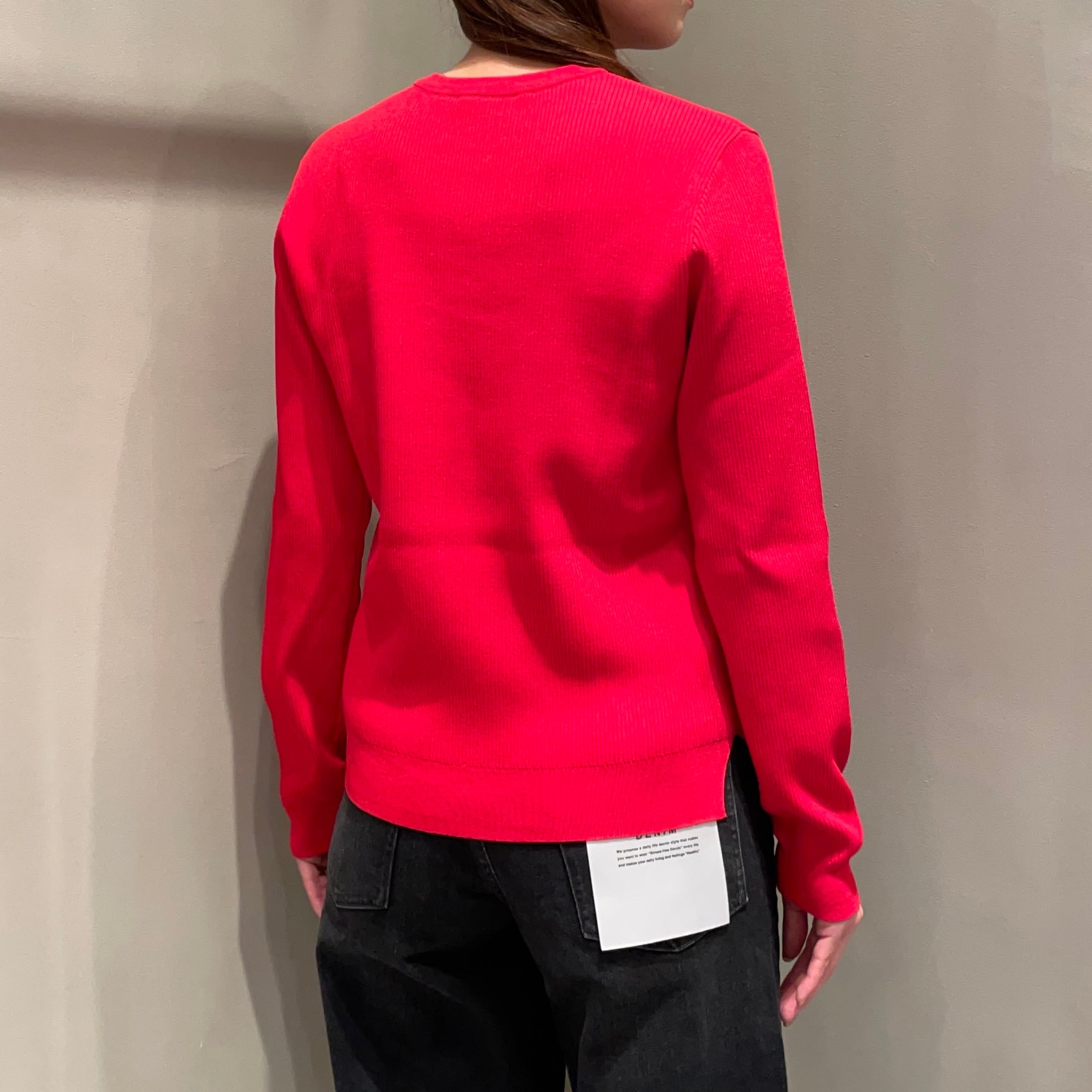 新色】anana/newnew刺繍リブクルーネックニット | 20ｰtwentyｰ