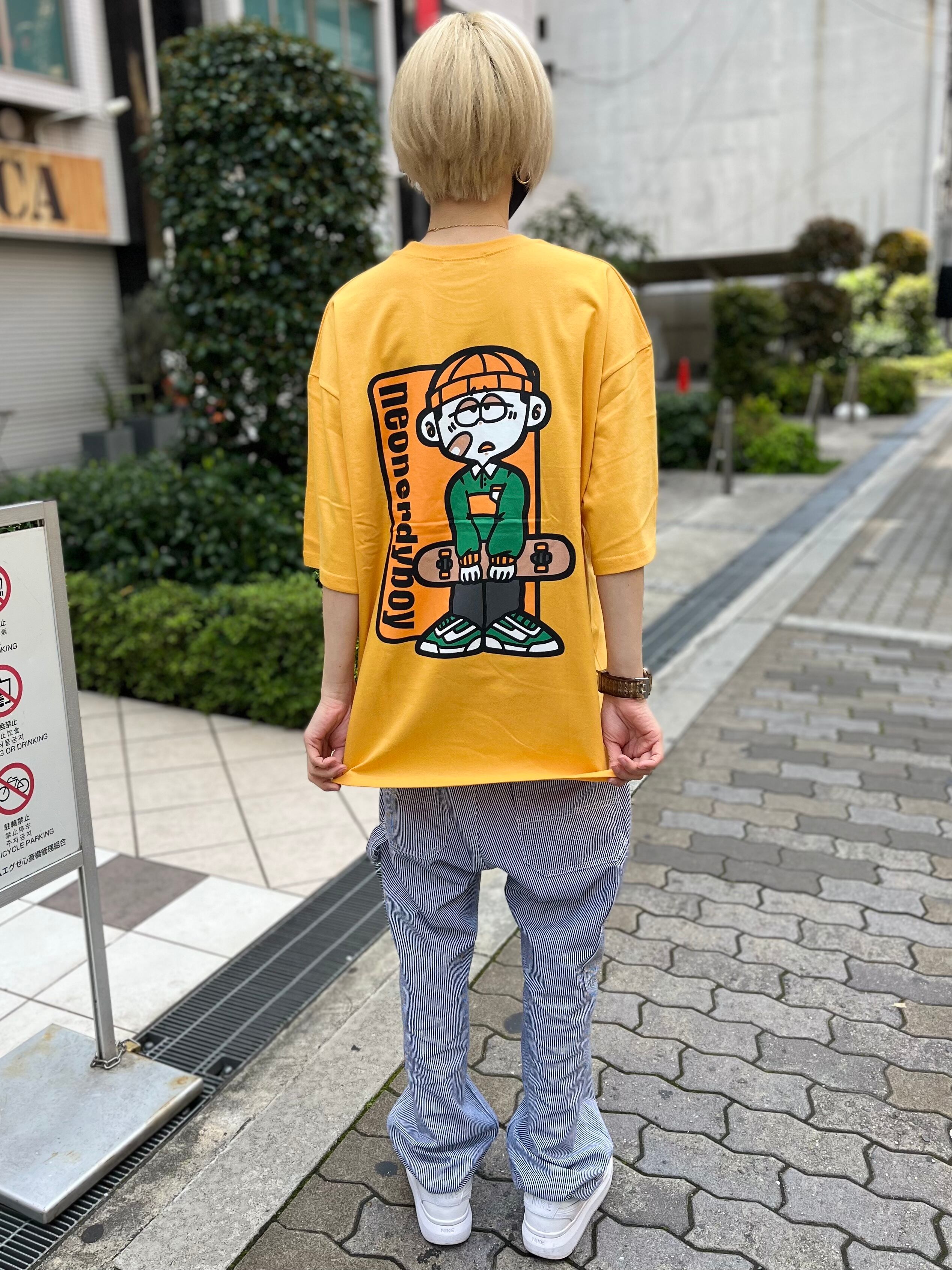 イラスト　Tシャツ メンズ　洗車　スケートボード　若者　海外　英語　趣味