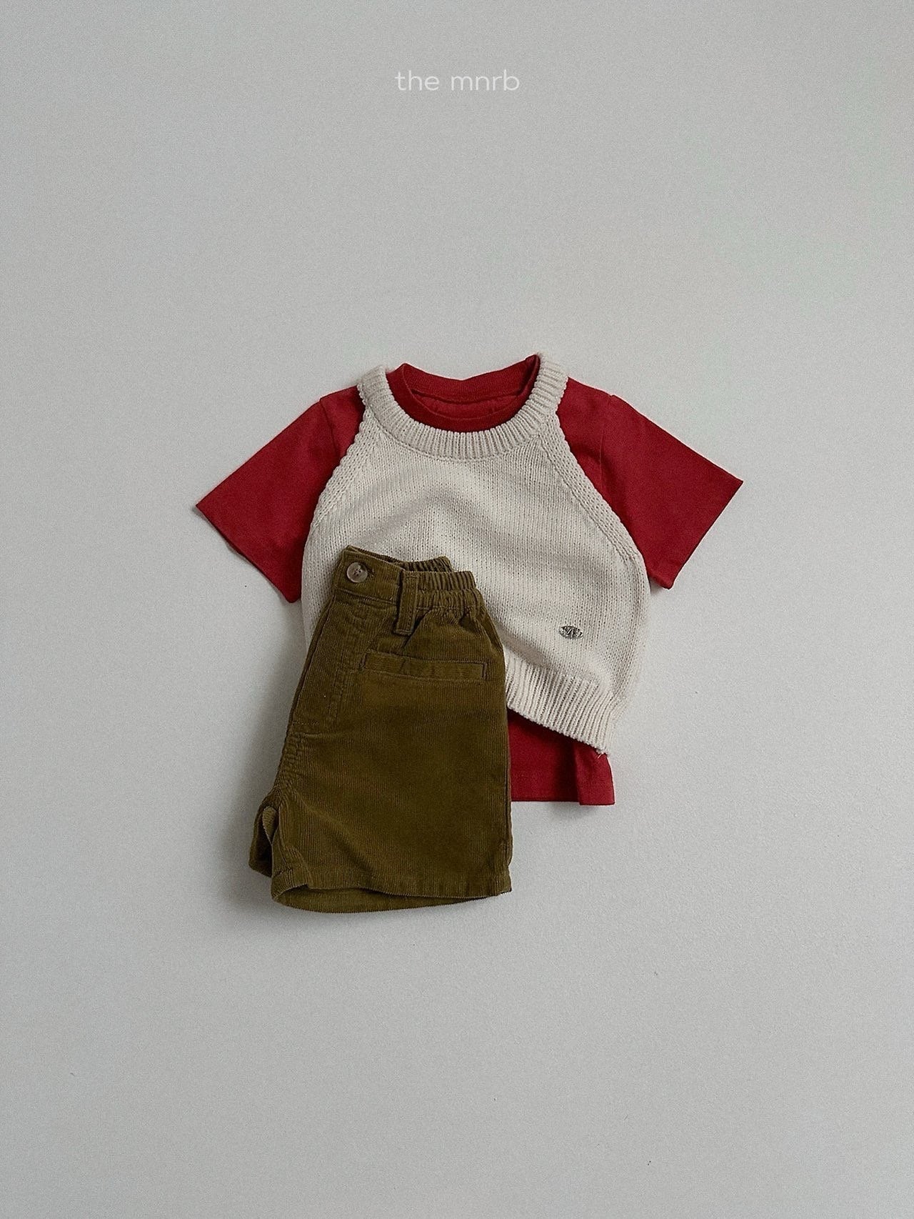 送料無料【予約】/ オバンロゴ半袖シャツ / minirobe