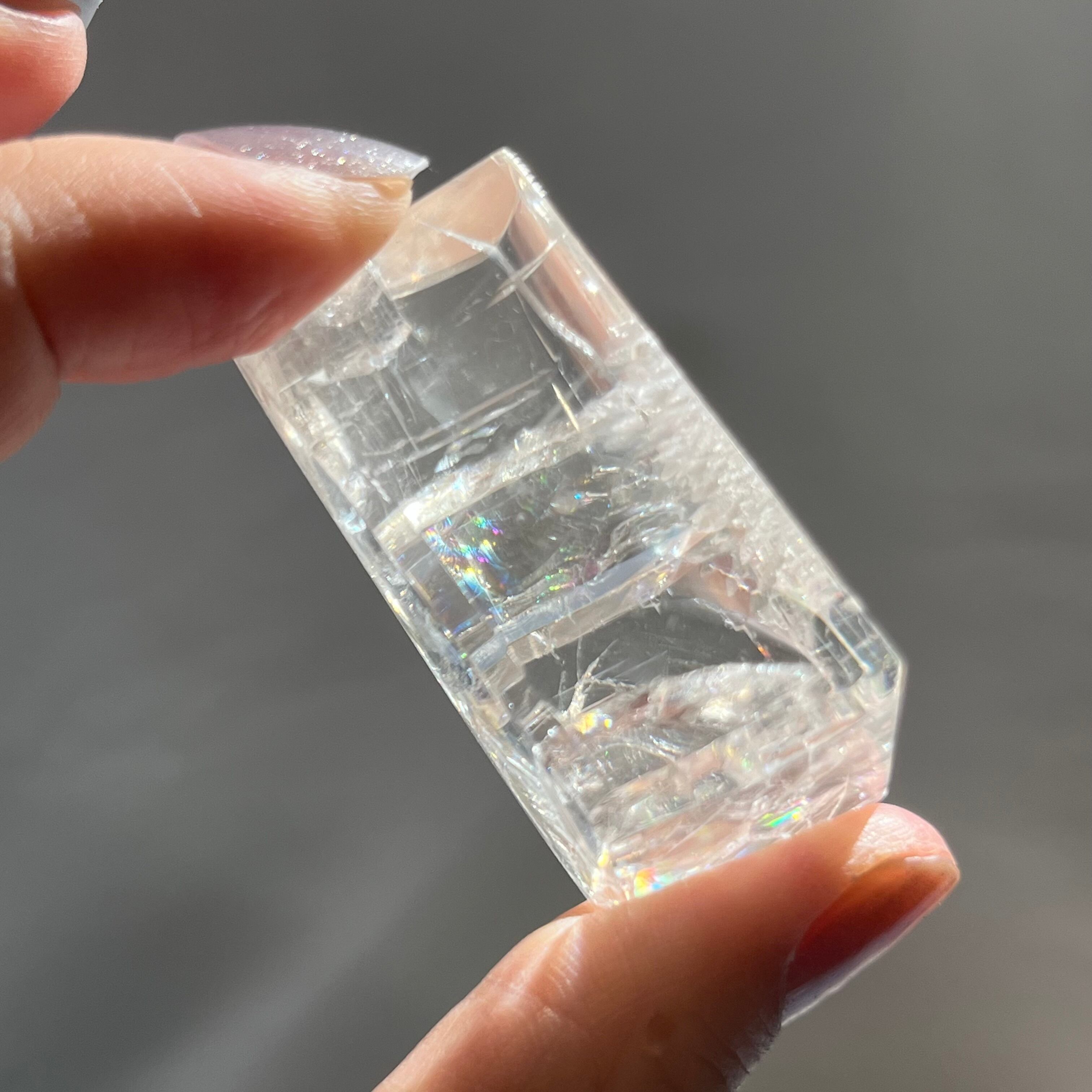 カルサイト 8：インド インド産クリアーカルサイト フリーフォーム 磨き | ANGELLA6