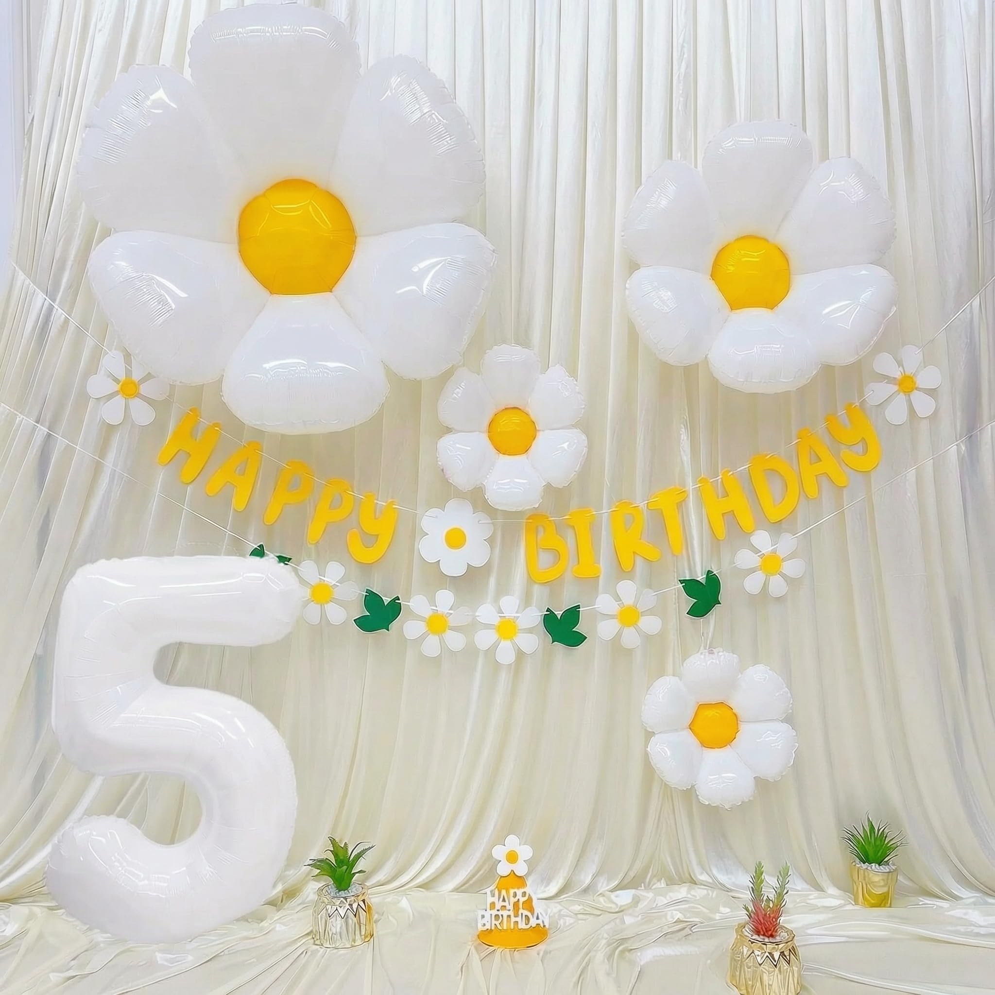 【在庫処分】5歳 誕生日 飾り付け、バースデー 飾り 誕生日 バルーン 飾り バルーンフラワー 誕生日 かざりつけ 女の子