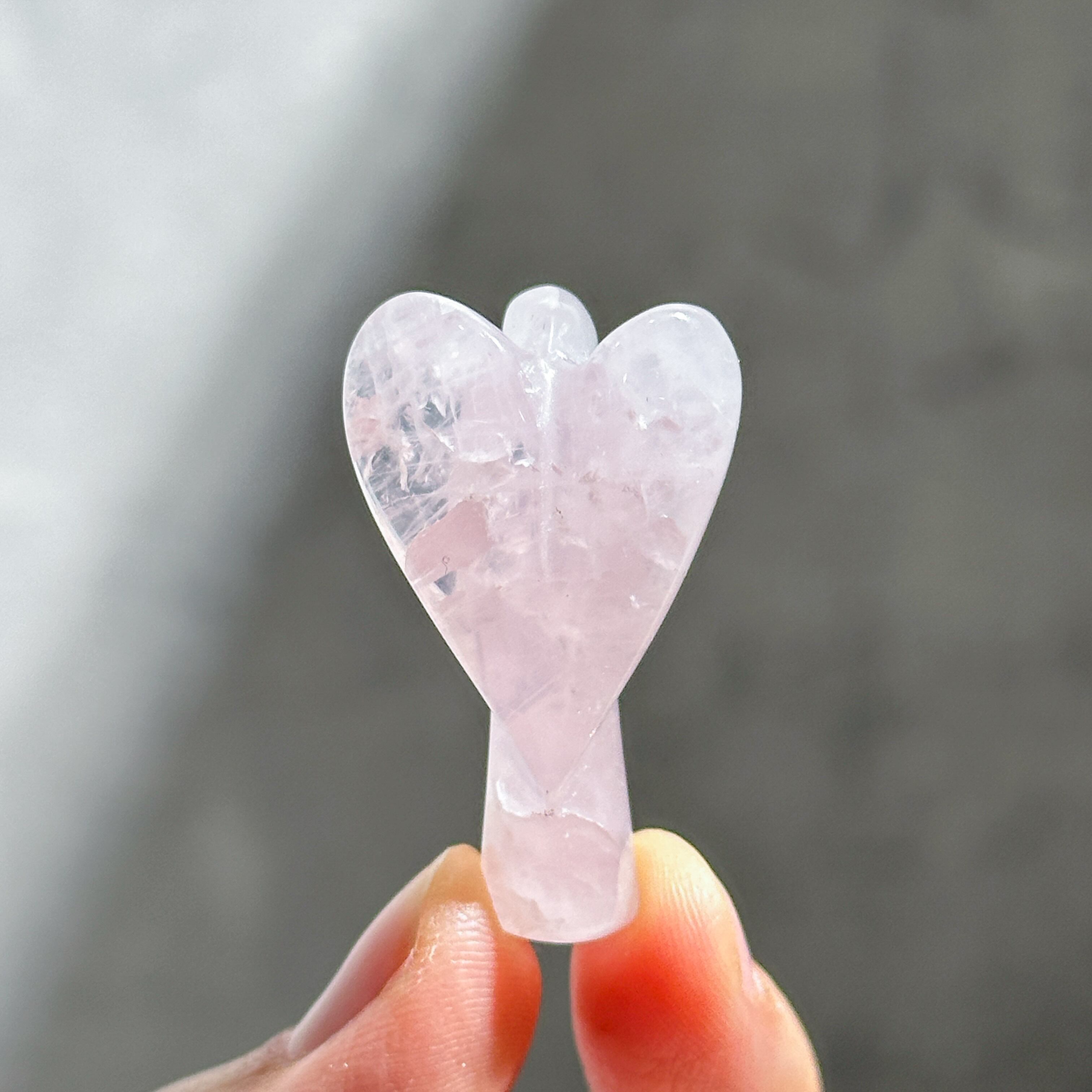 ローズクォーツ ミニミニエンジェル32◇Rose Quartz Angel ◇天然石